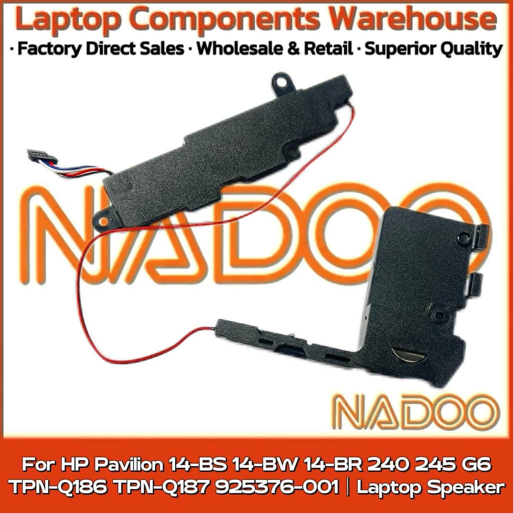 Nuovo altoparlante originale per laptop HP Pavilion 14-BS 14-BW 14-BR 240 245 G6 TPN-Q186 Q187 925376-001 con altoparlante integrato
