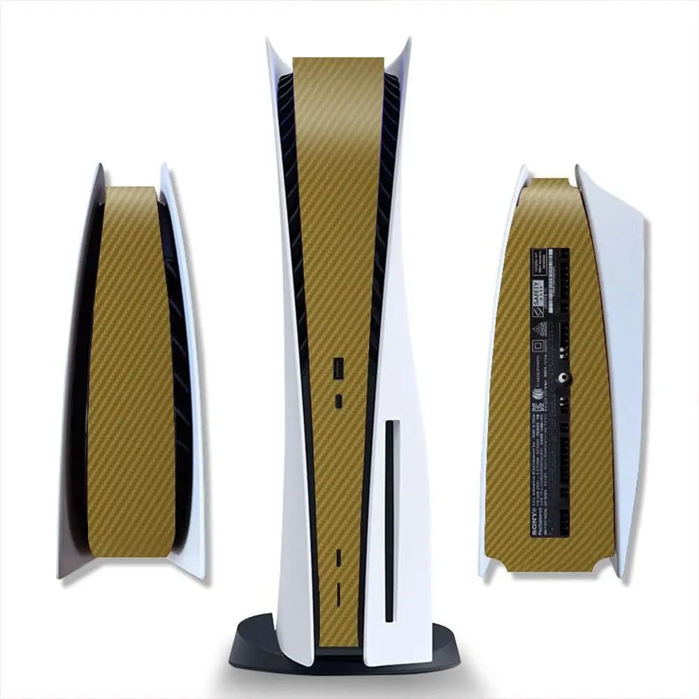 Per PS5 Custodia protettiva Decalcomania Console di gioco Decor Adesivo glassa Striscia adesiva Pellicola protettiva per PS5