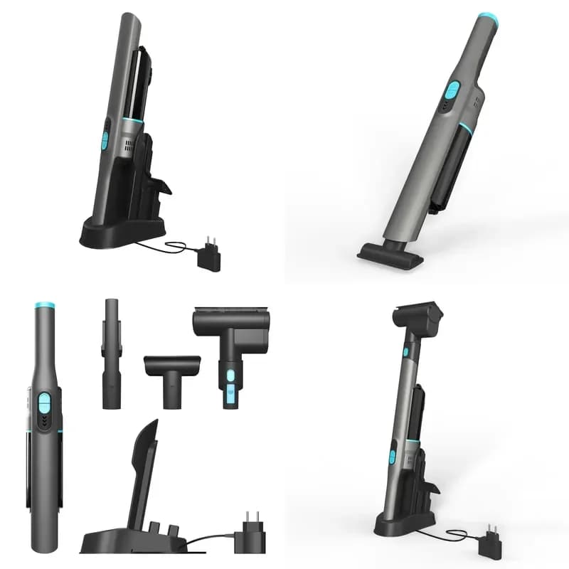 BH-608 11.1V Durable Powerful Handheld Mini Car Vaccum Cleaner Air Duster Rechargeable Cordless Vacuum With Charging Base