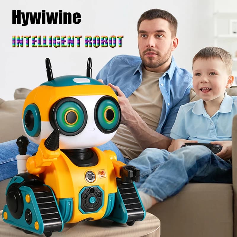 Robot intelligente interattivo 2.4G telecomando induzione intelligente danza musica rilevamento giocattoli robotici per bambini regali di compleanno
