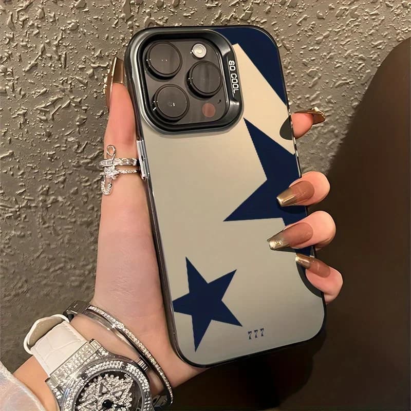 Nuove Stelle Lucky Angel Numero Cassa Del Telefono Per Samsung Galaxy S25 S24 S23 S22 S21 Note20 FE Ultra Plus 4G 5G Anti Caduta Della Copertura Posteriore