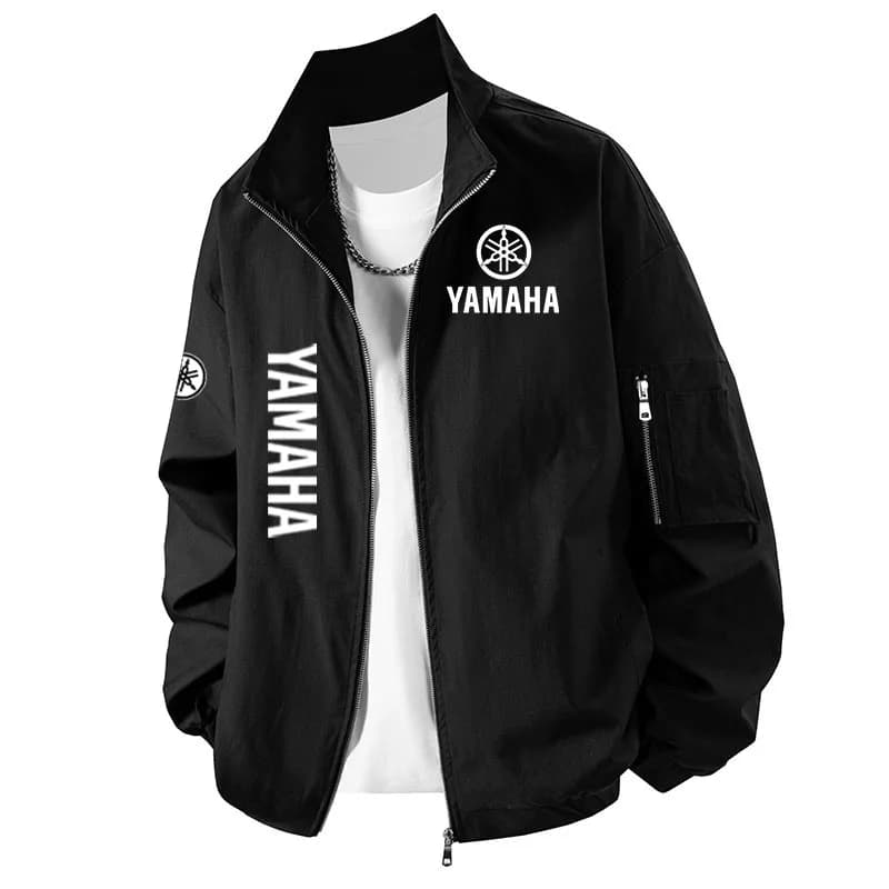 Giacche da uomo primavera autunno, giacca da moto Yamaha, giacca da biker da uomo, antivento, abbigliamento sportivo da esterno, cappotti da uomo Yamaha