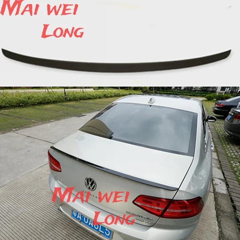 ABS Plastic Material Primer Rear Trunk Boot Wing Spoiler For Volkswagen VW Passat B8 Spoiler 2017-2024