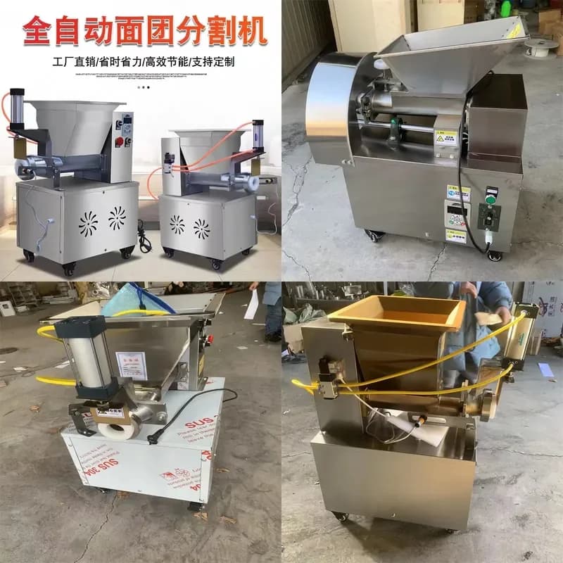 Automatic Dough Splitting Machine for Moon Cake Commercial Use Play-Dough Splitting Taro Round Rolling Machine
