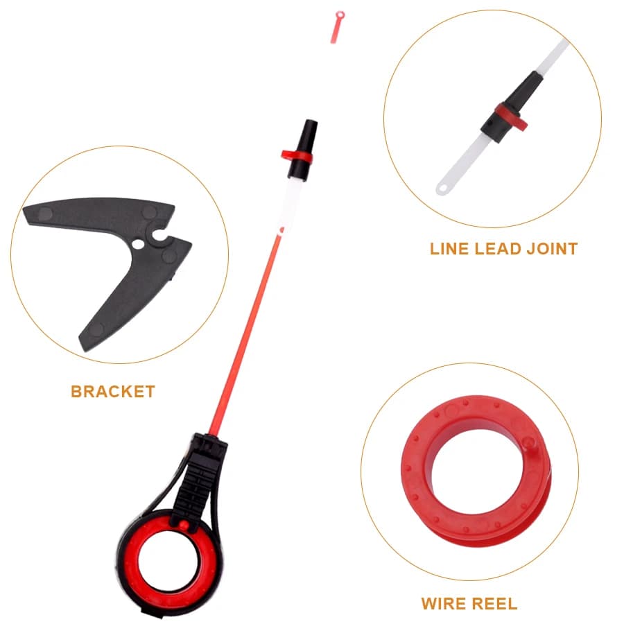 FTK 2 Section Mini Winter Fishing Rod Set Plastics Ice Fishing Spinning Rod Travel Bass Pike