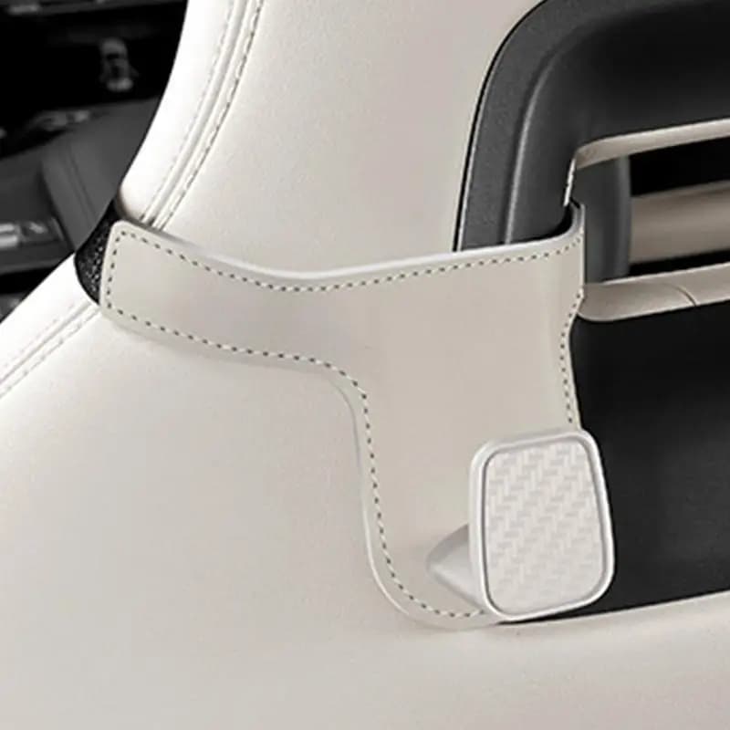 Eleganti ganci per organizer per seggiolino auto in pelle PU Gancio per borsa per auto Ganci robusti per supporto Organizzatore per veicoli Organizzatore di accessori