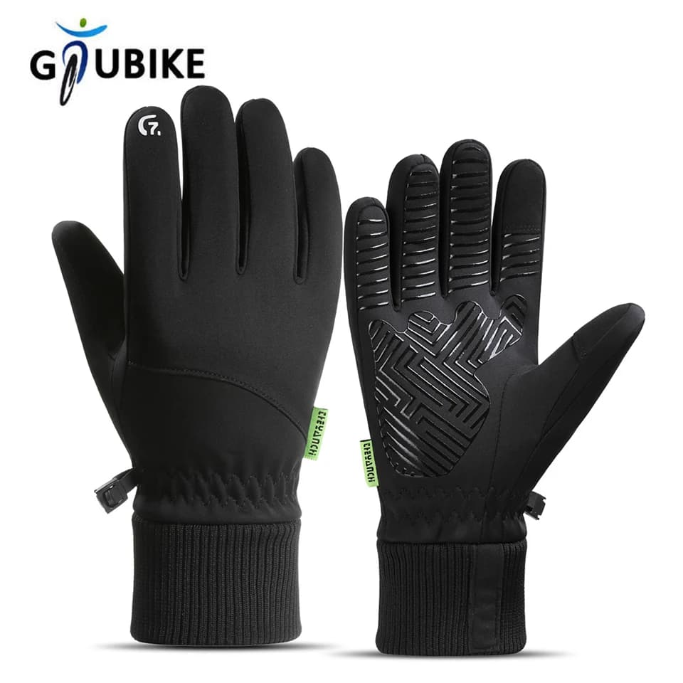 GTUBIKE Outdoor Winter Cycling Gloves Touch Screen Motorcycle Gloves Windproof Sports Riding Ski Waterproof Running