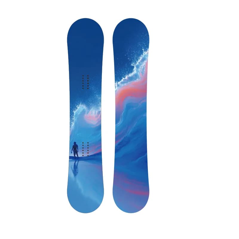 Wholesale Snowboard Plain White Wooden Board Sintered Extruded Base Binding