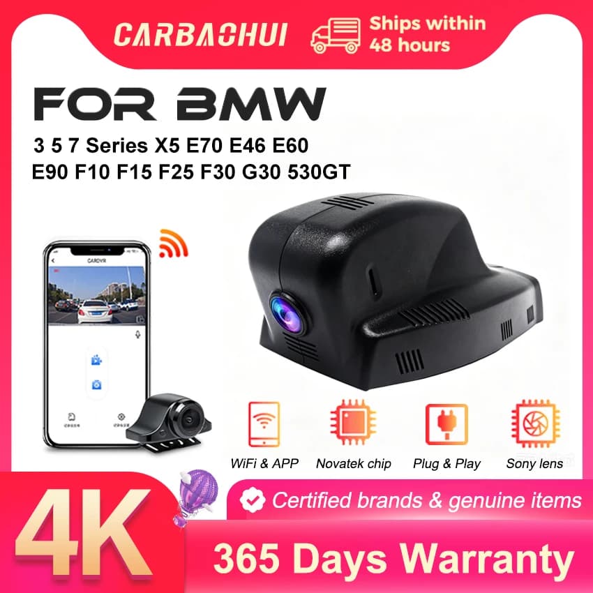 HD Easy to install Car DVR Wifi Video Recorder Dash Cam Camera For BMW 3 5 7 Series X5 E70 E46 E60 E90 F10 F15 F25 F30 G30 530GT