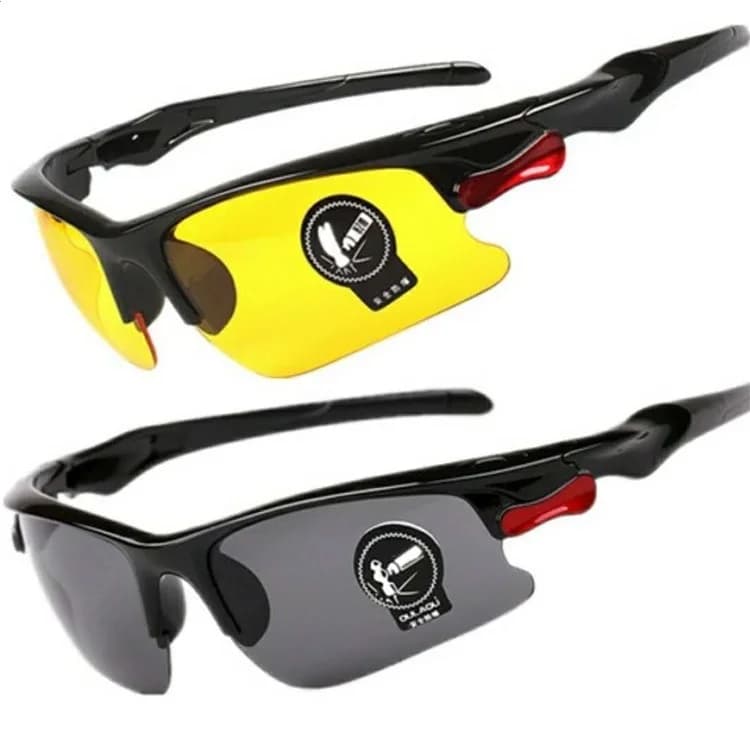 Occhiali da sole polarizzati 2026 unisex UV400 antiabbagliamento per guida notturna, per auto, moto, ciclismo, sci, occhiali da giorno e da notte