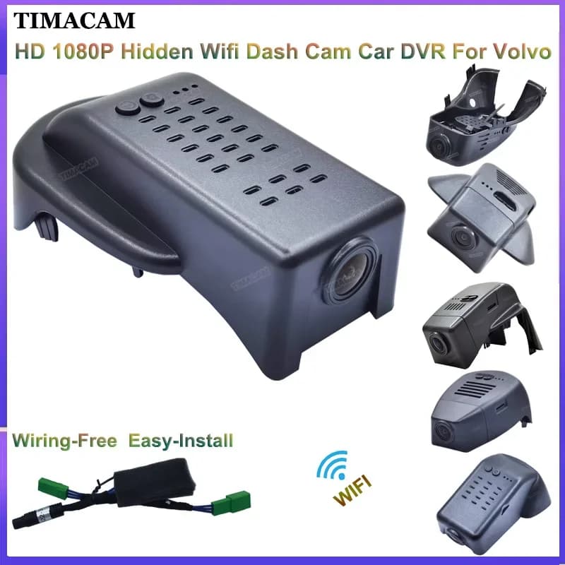 HD 1080P Wifi Car DVR For Volvo S60 S90 S80 XC90 XC60 XC40 P8 XC70 V60 V40 V90 C40 Dash Cam Camera For PoleStar 2 Video Recorder