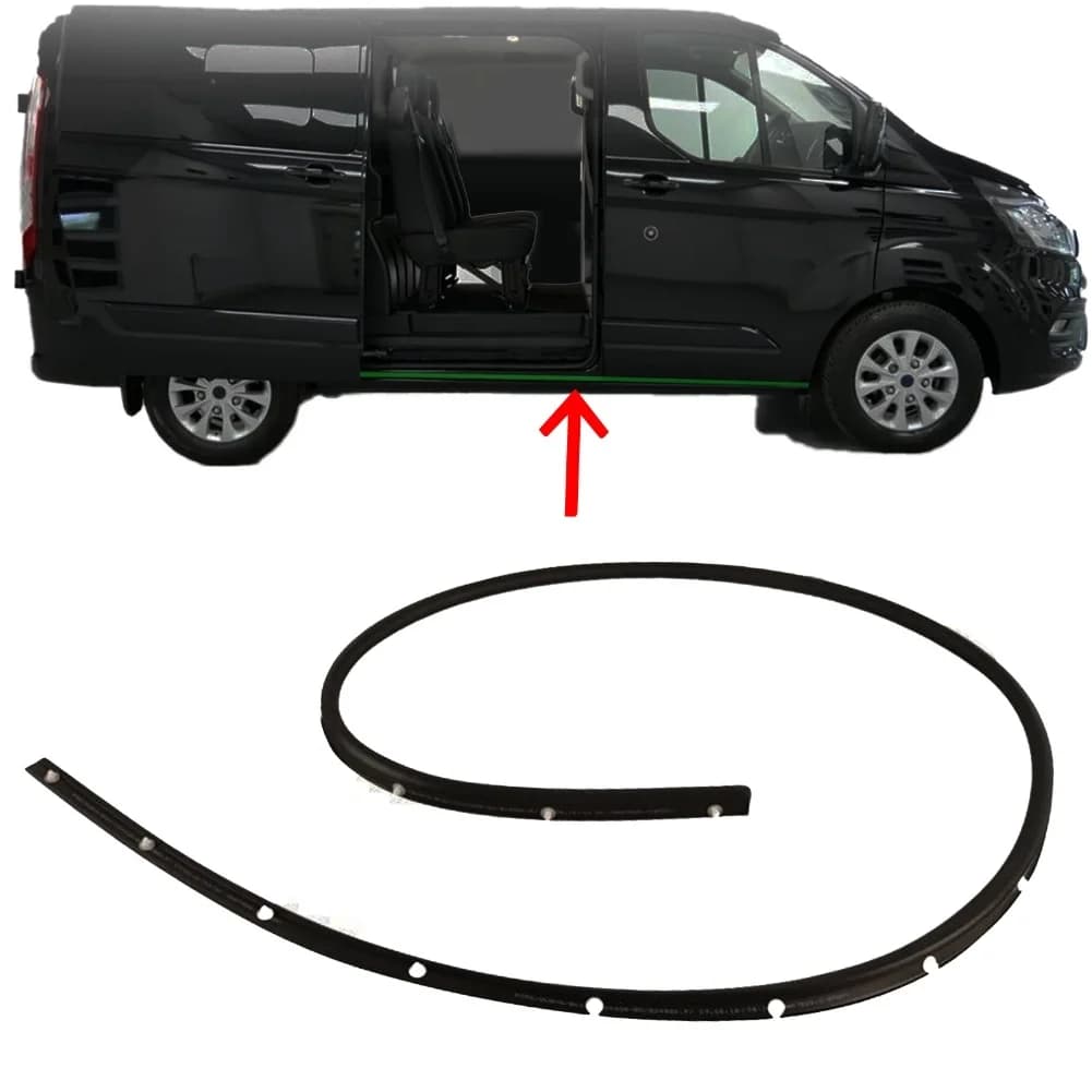 Door Lower Seal Front Door Seal OEM Fitment Rubber Seal Direct Replacement Door Weatherstrip Front Right Placement