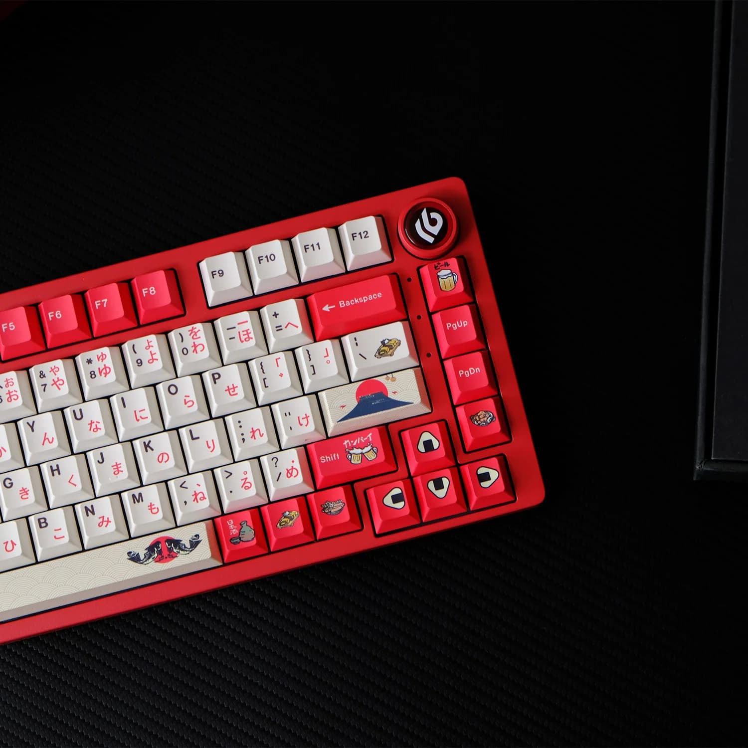 128 tasti An izakaya Copritasti PBT Dye Sub Cherry Profilo Anime Copritasti per MX Switch Giochi Tastiera meccanica con layout personalizzato fai-da-te