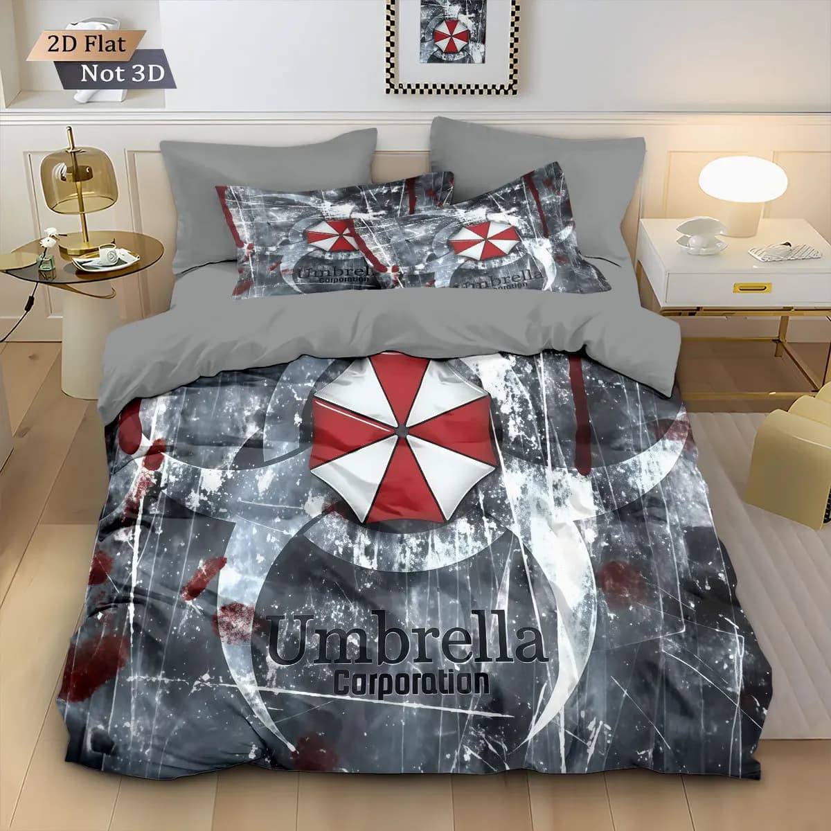 Gamer Zone Video Game Pattern Digital Printed Duvet Cover with Pillowcases Comforter Collection for Teen Boys Gaming Bedroom