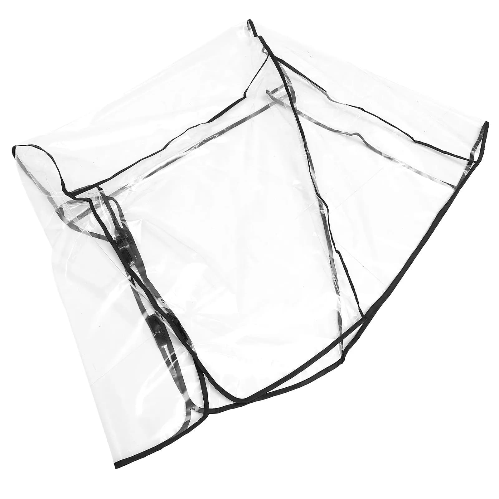 Universal Double Stroller Rain Cover Large Size Transparent Eva Material Baby Rain Windproof Protective Shield