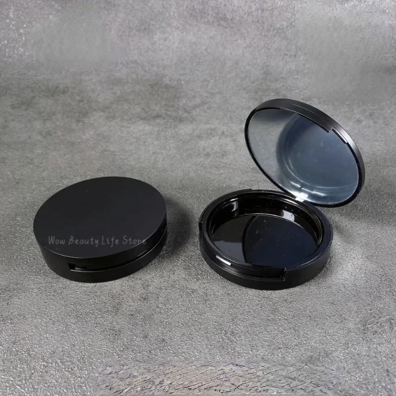 Palettes of Empty Shades Box Portable Cosmetic Container For Makeup with Mirror for BB Cream Foundation Powder DIY Box