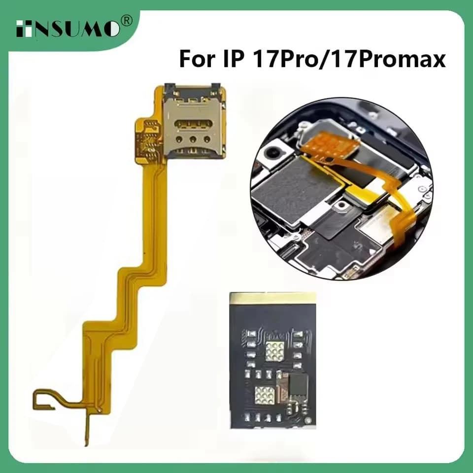 3Set Per 17pro 17promax Versione USA Conversione ESlM A Doppia Scheda SlM Soluzione di Integrazione MEP Integrata Supporto Super Snow IC