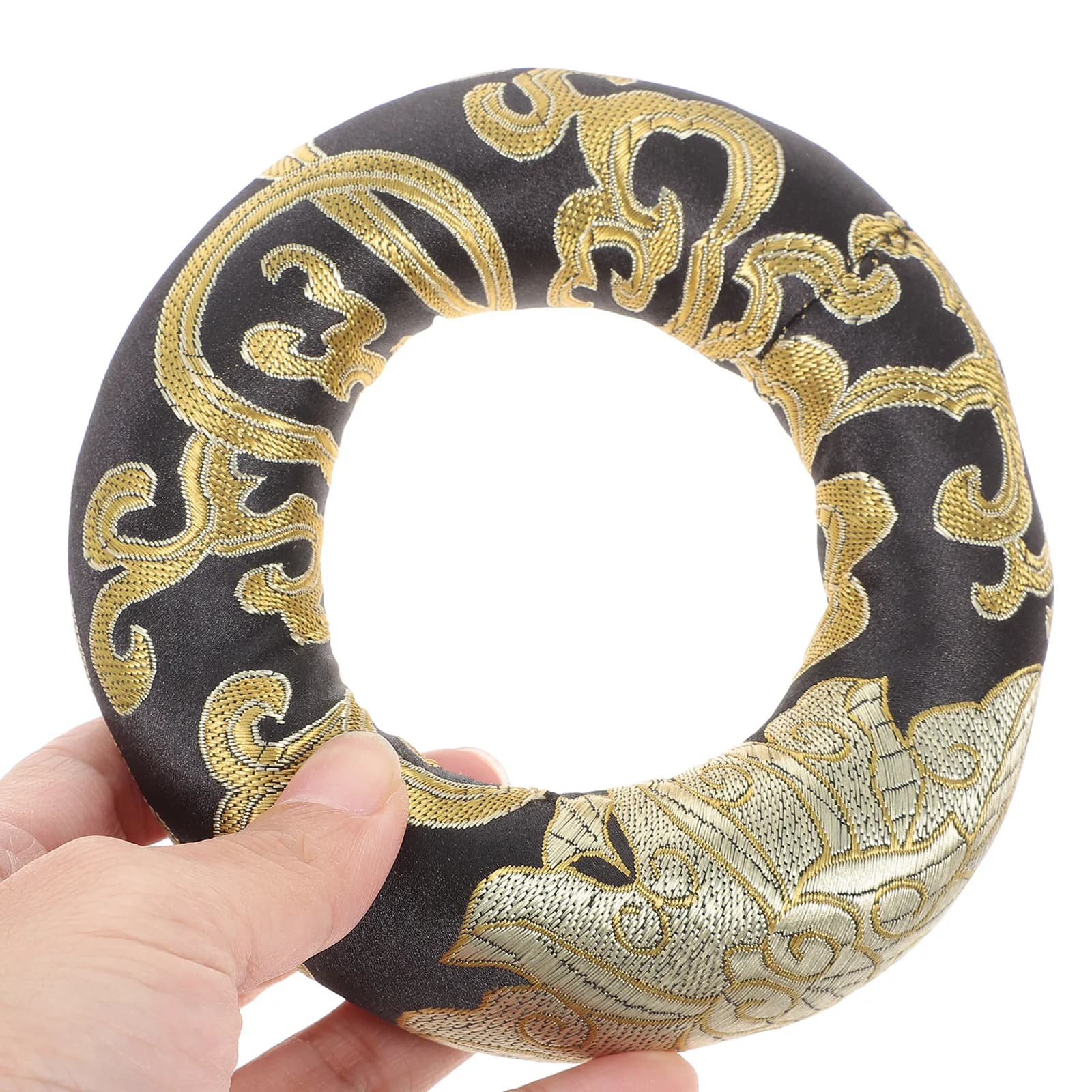 Sturdy Singing Bowl Pad Crafted from Thick Cotton Cloth Secure Placement for Sound Bowls Used in Buddhism Meditation Sound