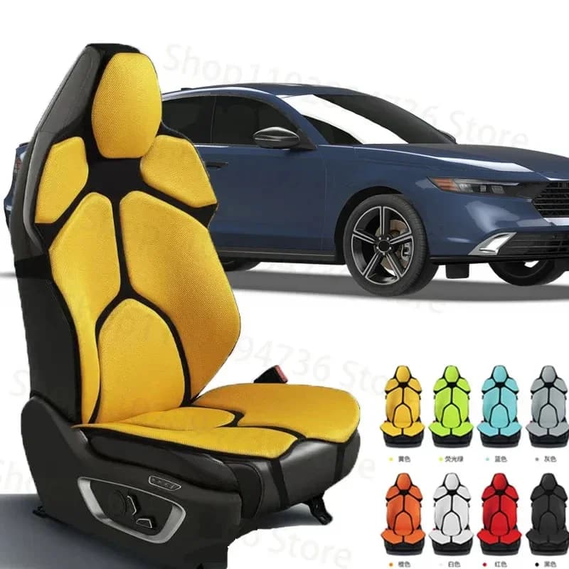 FOR HONDA CIVIC Cushion Car Seat Chair Back Mesh Lumbar Back Brace Massage Back Pad Support Home Office Accessories