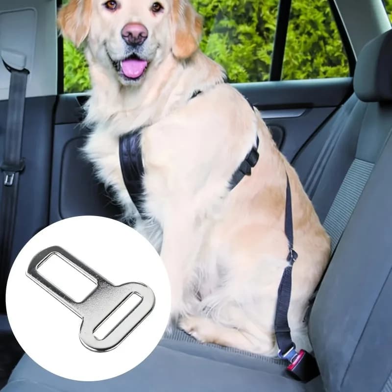 Home Animal Safety Belt Adapters - Metal Clips for Guillers, Compatible with Truck Seats and Cars