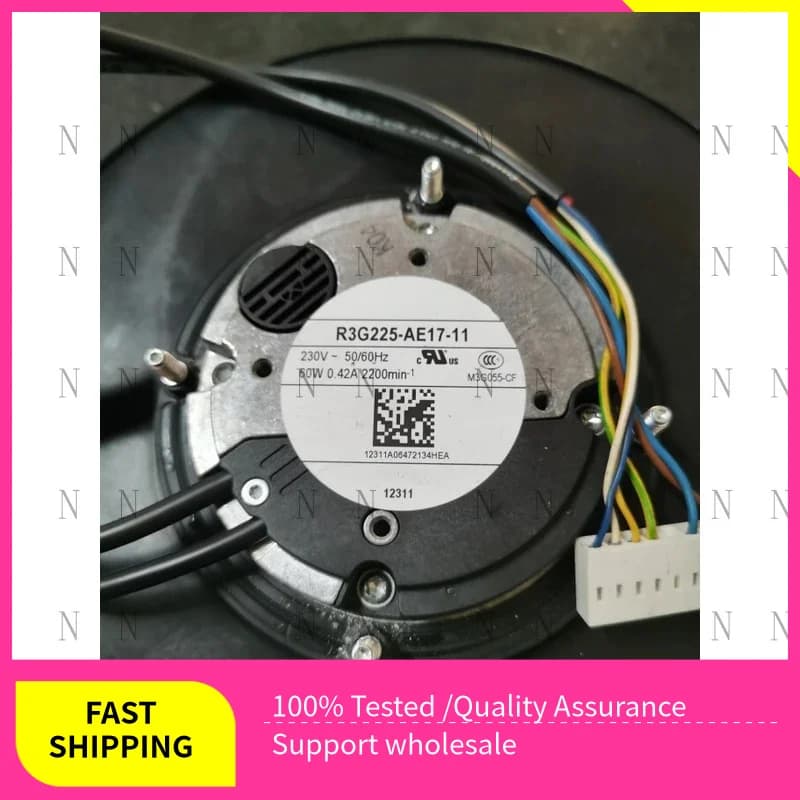 YJJ Purificatore d'aria 230V 60W 0.42A PER Ebmpapst Ventola di raffreddamento Ventola motore R3G225-AE17-11