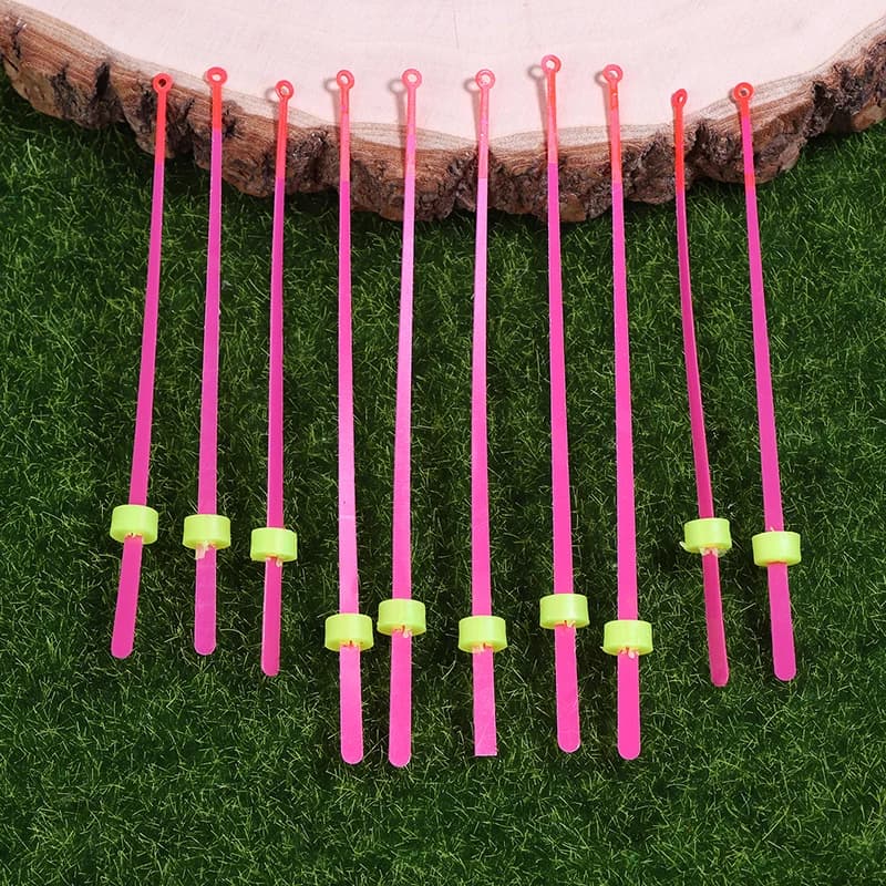 5Pcs/Set 12/14CM Portable Winter Ice Fishing Rod Top Tip Section Bobber Indicator Fishing Extension Pole Fishing Gear Tackle
