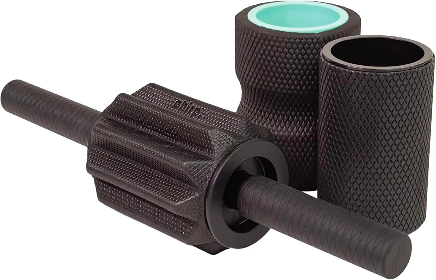 Rullo muscolare 3-in-1 per massaggio profondo dei tessuti, sollievo dai punti di pressione, rullo in schiuma resistente che supporta fino a 227 kg, 4x4x24 pollici