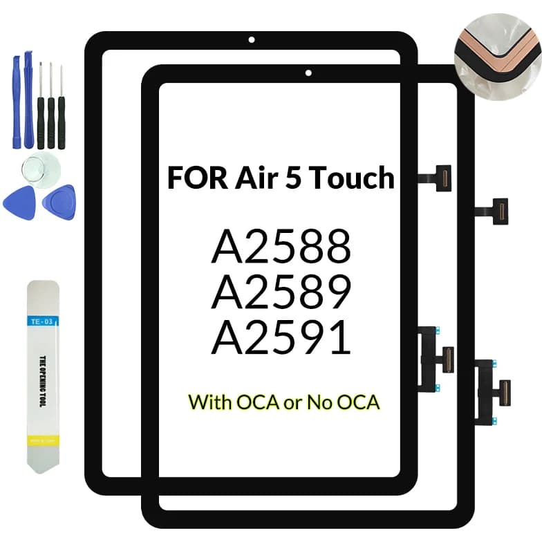 Nuovo Touch Screen Originale Per iPad Air 5 (5a generazione) 10.9 "2022 TouchScreen Esterno In Vetro Digitizer Sensore A2588 A2589 A2591