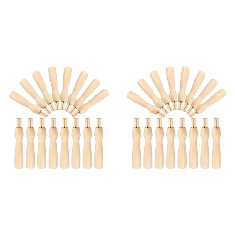 ABMR-32Pcs Needle Felting Tools Poking Felting Needle Handles Replacement Punch Needle Holder Wool Felting Needles Handles