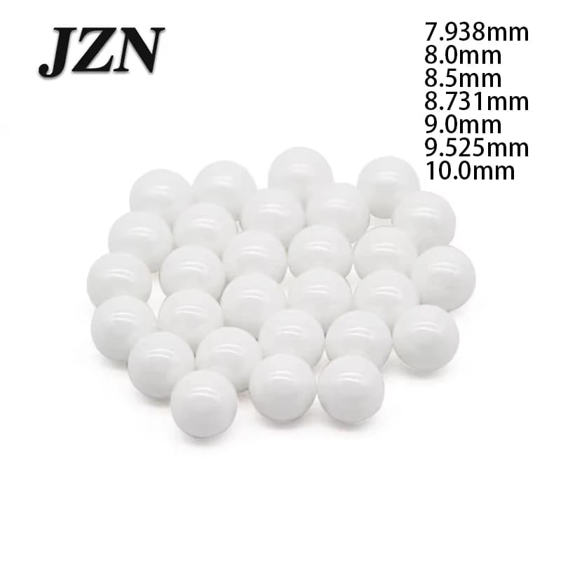 10/50/100 pezzi sfera in ceramica di zirconio 7.938/8.0/8.5/8.731/9.0/9.525/10.0 mm ad alta precisione