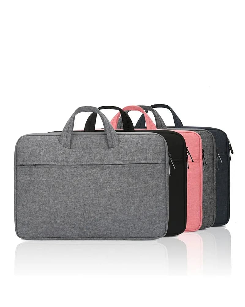 Borsa per laptop rosa da 13 14 15,6 pollici, custodia per notebook in tessuto Oxford, borsa casual portatile antiurto per donna