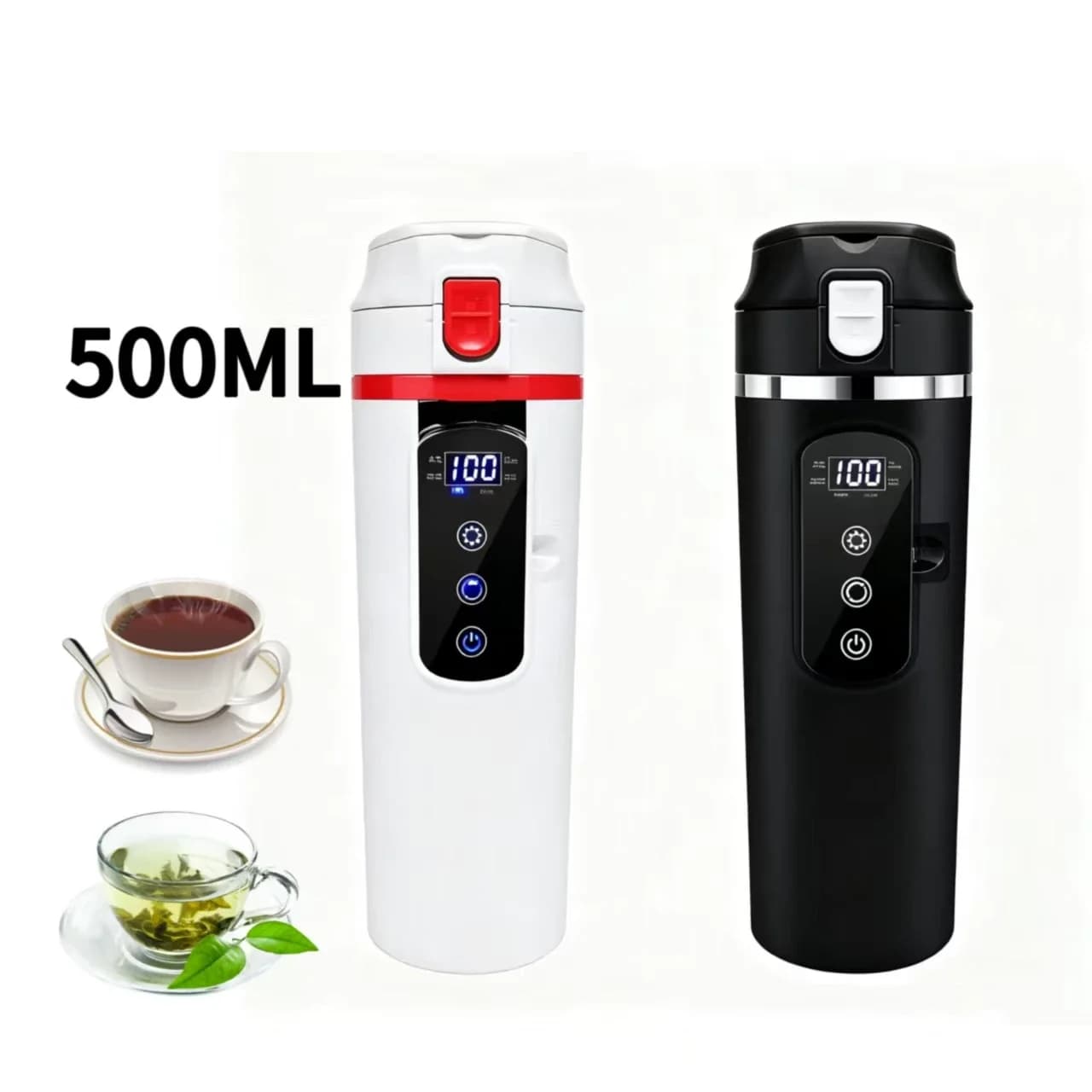 12V/24V Car Heater, Universal Electric kettle at Constant Temperature, Insulated Cup with Current Lmitation, Hot Water Cup by Car