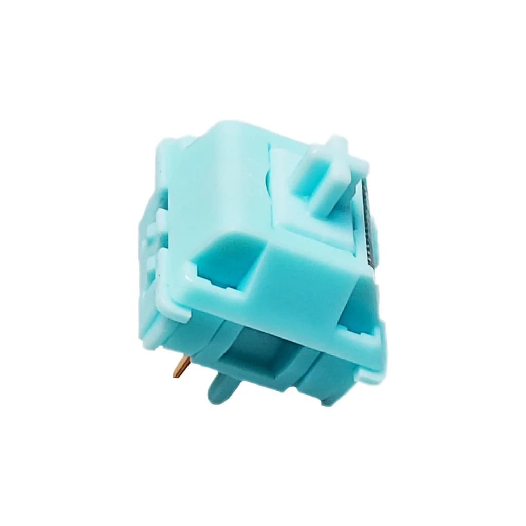 Custom MMD Lanxi Silent Switch Linear 5pin Factory Prelubed with Light Guide Hot Swappable 43gf for Mechanical Keyboard Gift