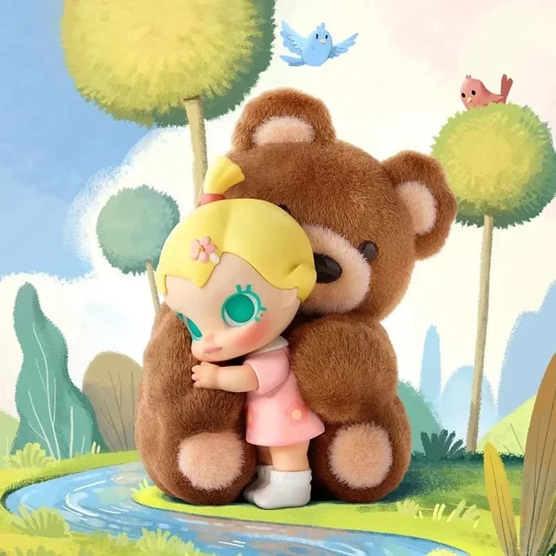 POP MART Baby Molly My Huggable Discovery Series Blind Box Guess Bag Decorazione del desktop Modello carino Regalo Ragazza Blind Bag Toy Anime