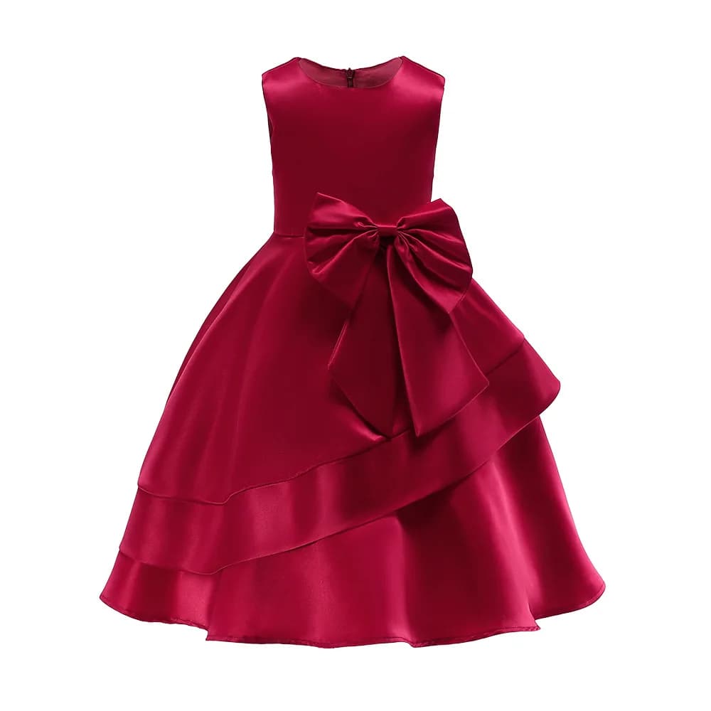 HETISO neonate Princess Dress Kids Piano Competition Costume bambini abiti solidi per la sera festa di compleanno di natale 2-10