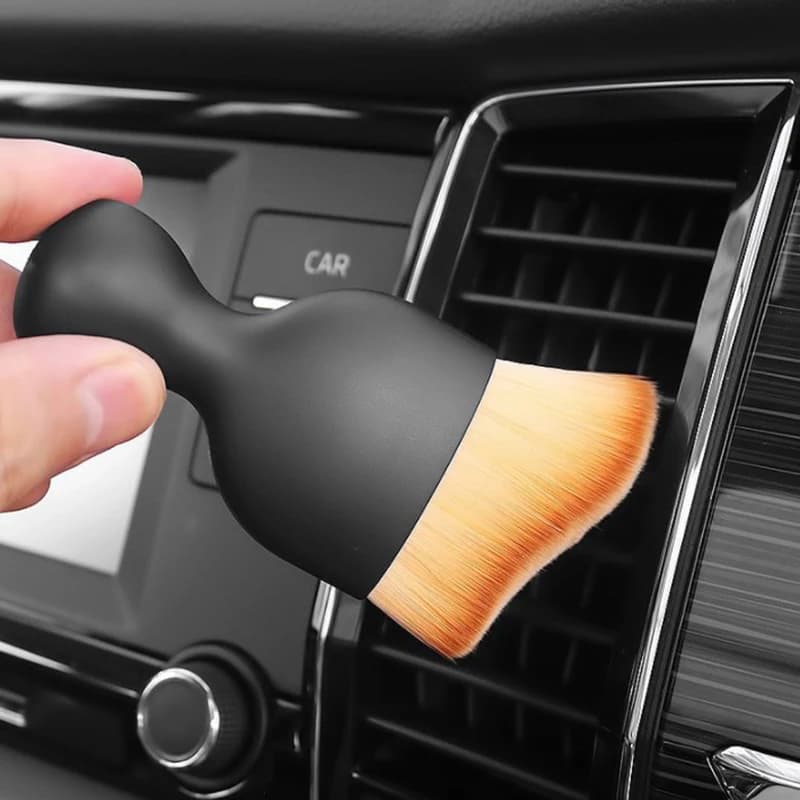 Strumento per la pulizia degli interni dell'auto condizionatore d'aria presa d'aria pulizia artefatto spazzola spazzola per auto rimozione della polvere per fessure dell'auto dettagli dell'auto