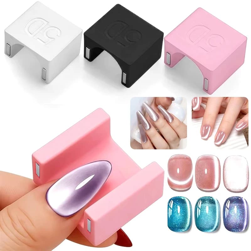 New Cat Eye Magnet Tool Nail Art Cat Eye Magnet Stick For Cat Eye Gel Effect Special Velvet 5D Manicure Salon DIY Magnetic Tools