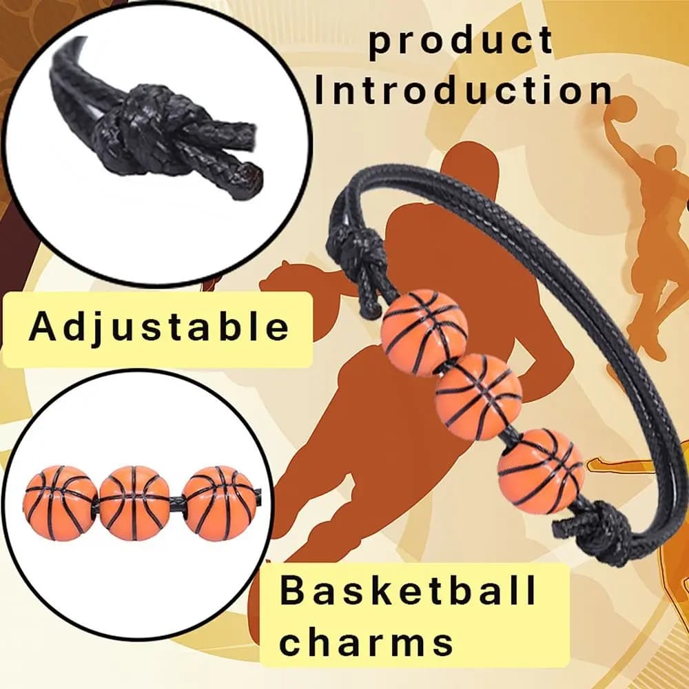 Korean Style Craft Bracelet in Resin and Waist Wraped for Basketball, Baseball, Volleyball and Rugby
