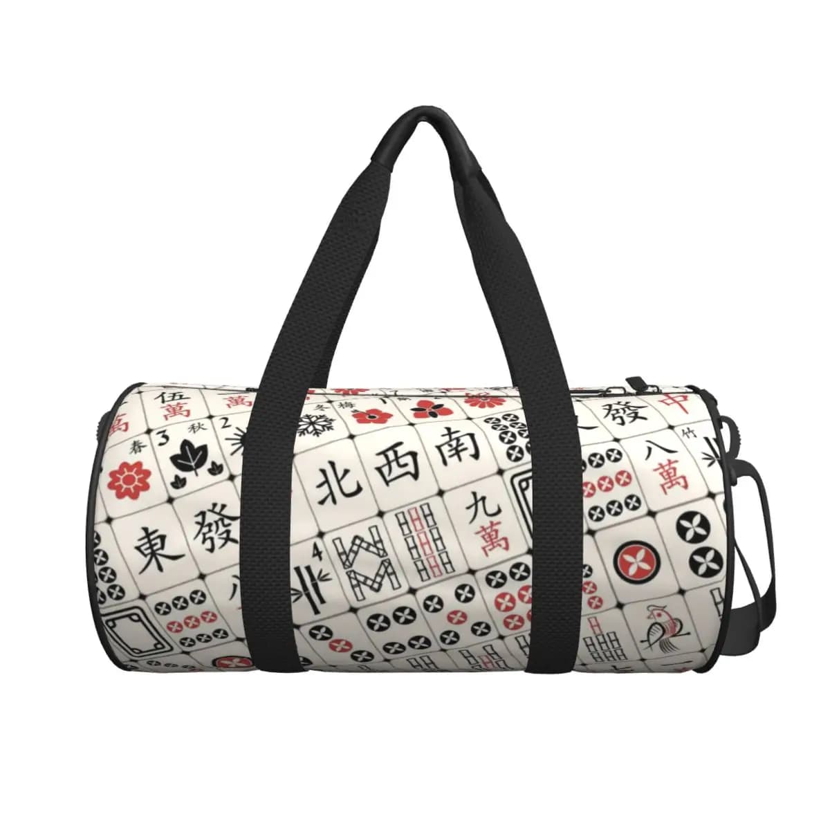 Mahjong Tile Pattern Borsone grande da palestra Borsone multifunzionale Borse da viaggio Borse Borsa fitness