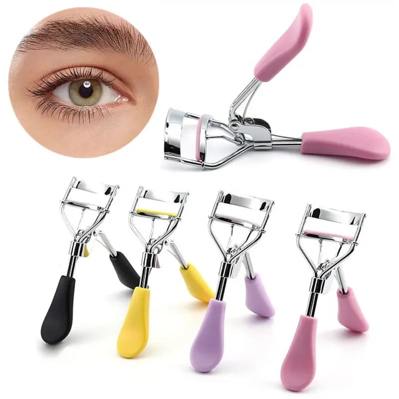 1 Pezzo Piegaciglia da Donna, Strumento Cosmetico per il Trucco, Pinza per Sollevamento Ciglia, Attrezzo di Bellezza Multicolore per Ciglia
