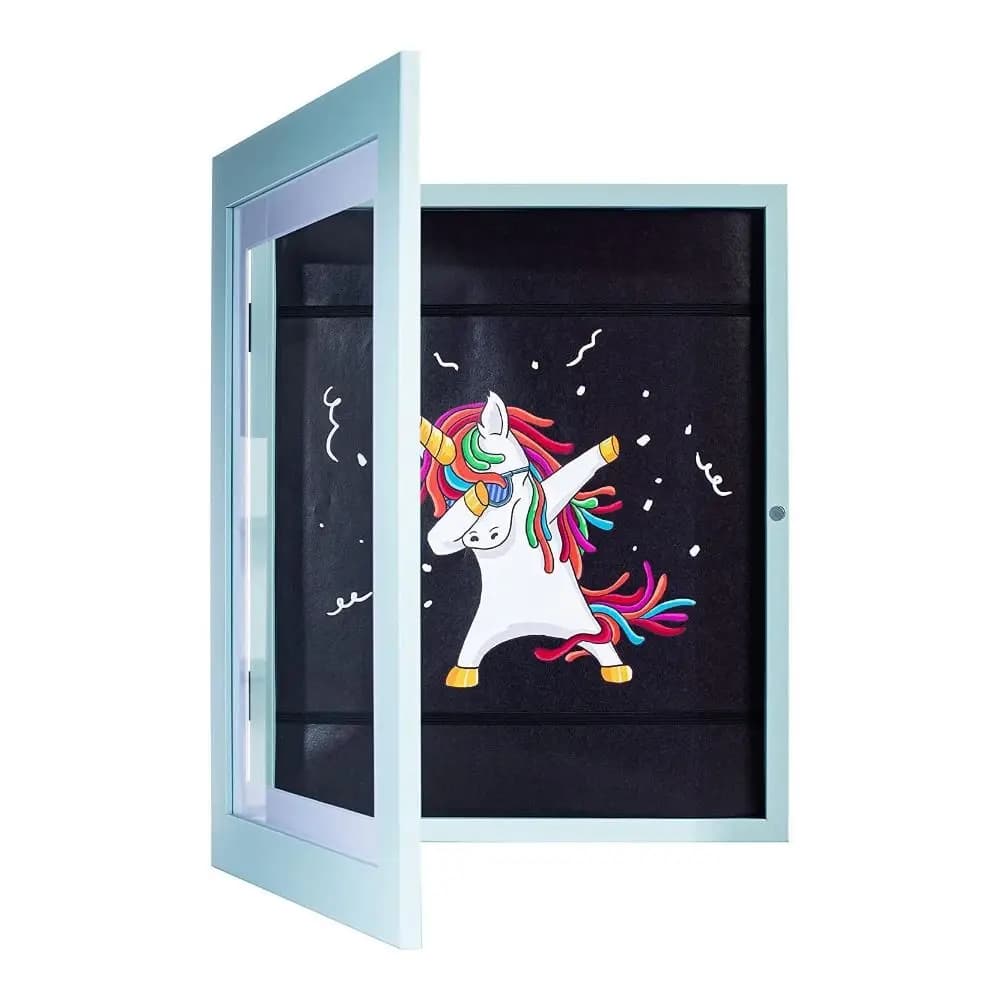 Cornice Magnetica per Foto e Arte dei Bambini, Design Unico e Personalizzabile, Ornamento da Scrivania, Cornice per Dipinti a Olio