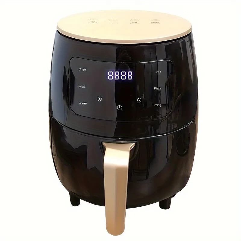 Friggitrice ad Aria da 4,5L di Grande Capacità — Elettrodomestico con Controllo Touch per Patatine Fritte e Pollo Fritto