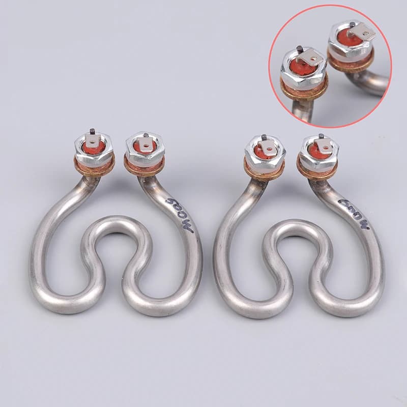 500W/600W 220V Electric kettle Stainless steel heating element Electric heat pipe for horseshoe water for coffee machine
