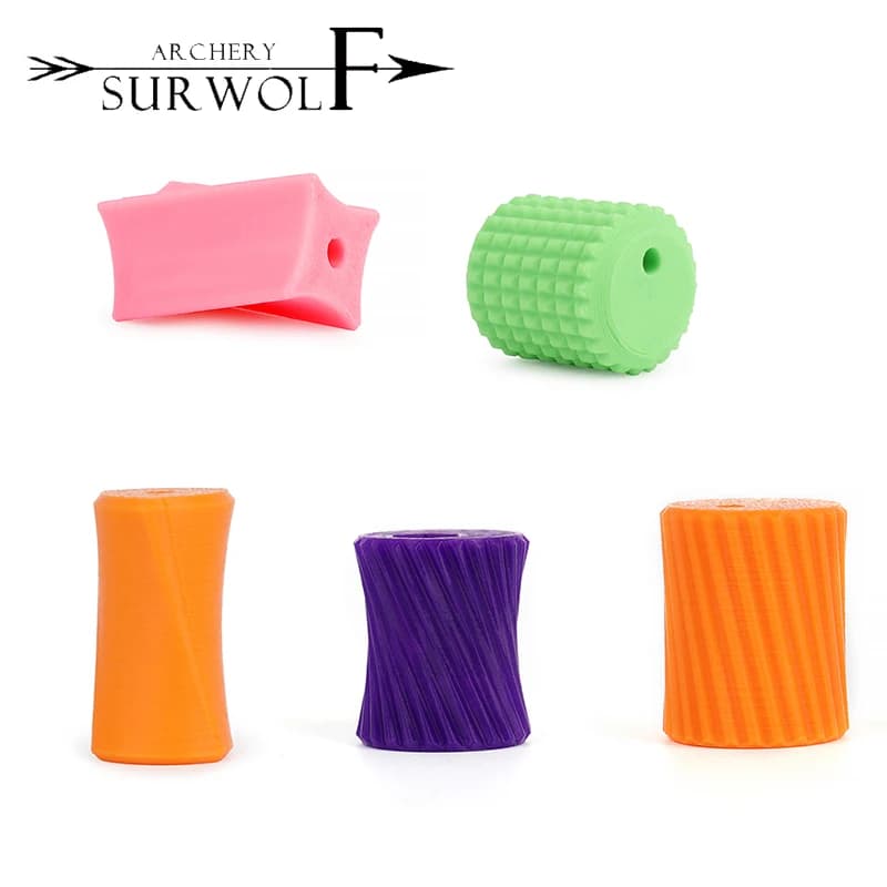 Trigger di rilascio dell'arco per tiro con l'arco Multi-colore in plastica rigida PLA multi-stile per vari accessori universali per arco composto di rilascio dell'arco