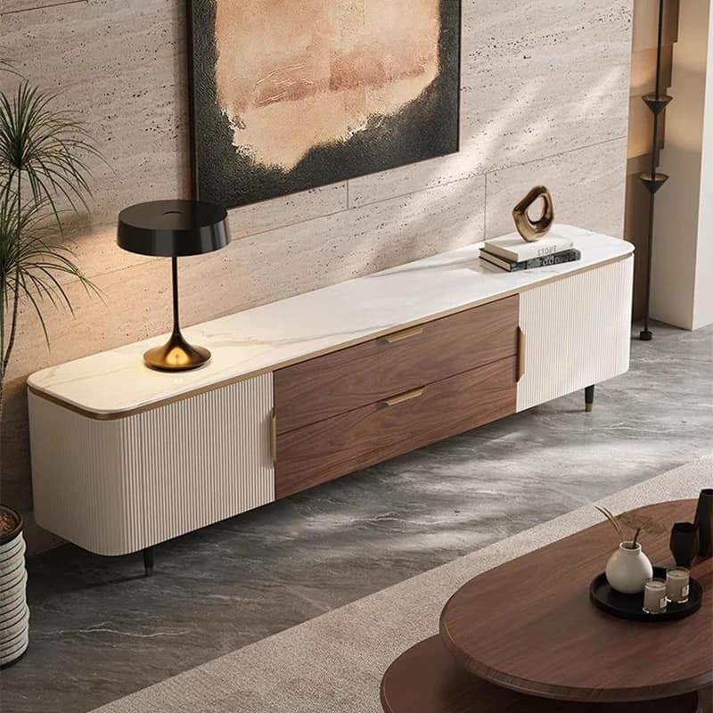 Mobili TV di Design in Legno, Minimalisti e Universali, Tavoli TV Moderni per Corridoio e Soggiorno, Espositori per TV, Arredamento per la Casa