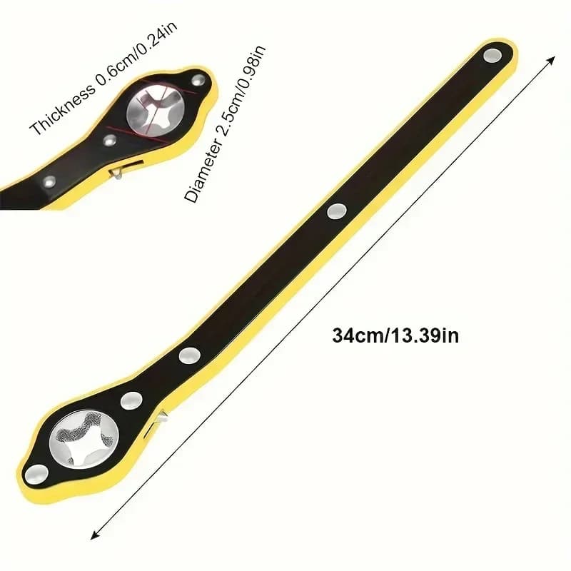 Auto Risparmio di Lavoro Martinetti Chiave A Cricchetto Scissor Jack Garage Chiave Auto Lug Chiave Strumenti di Riparazione Ruote Maniglia Risparmio di Lavoro Pneumatico