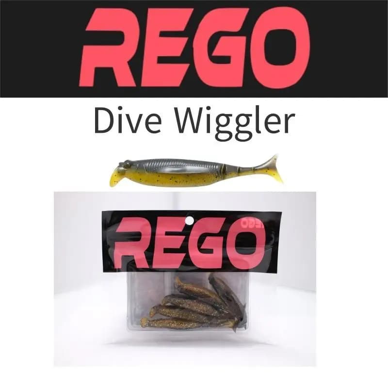 Fish language Dive Wiggler all watery universal bass, perch fish, mandarin fish, new model