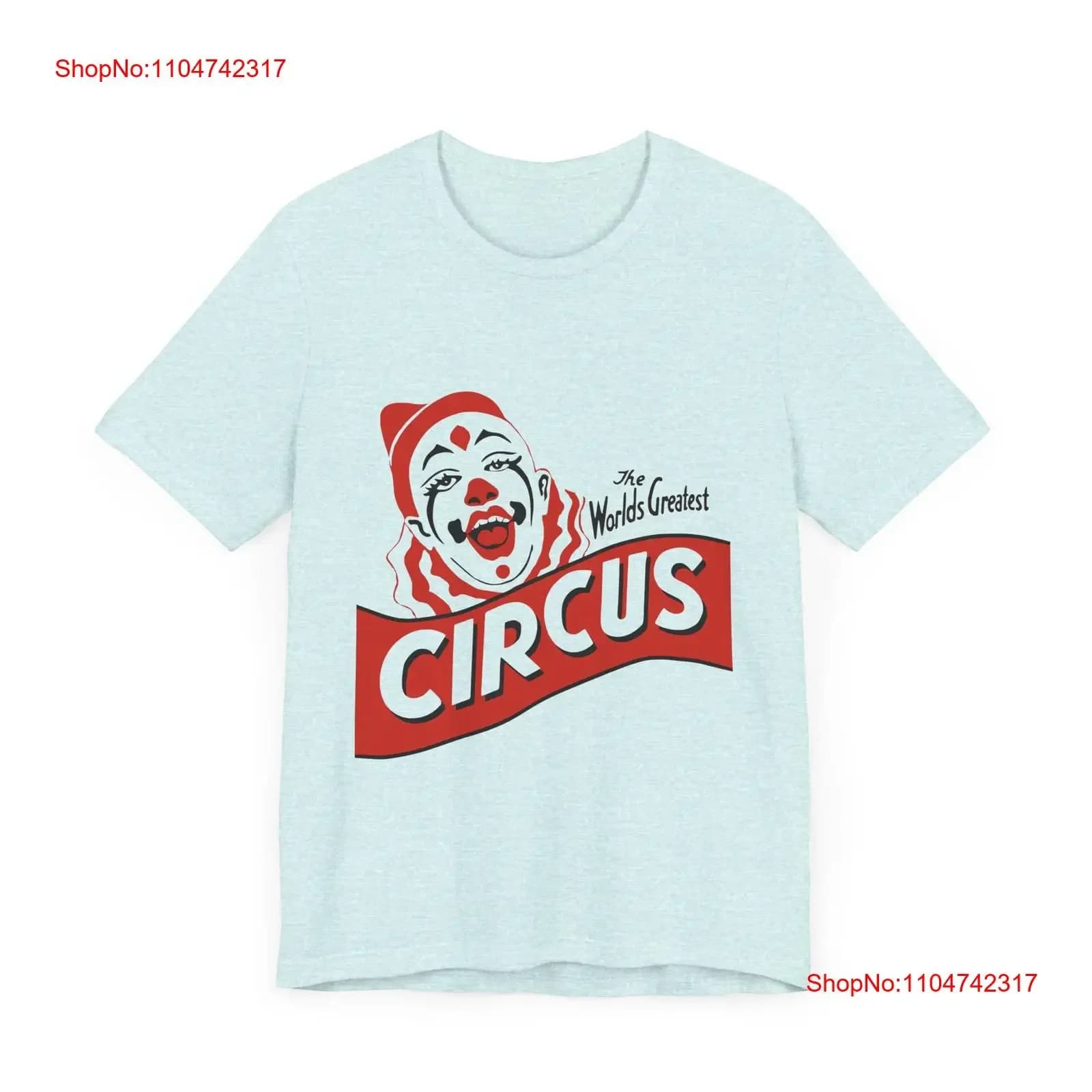 POP Culture Classics Circus Jersey T Shirt vintage Washed Unisex Stretched streetwear Slightly Breathable Stylish Casual homme