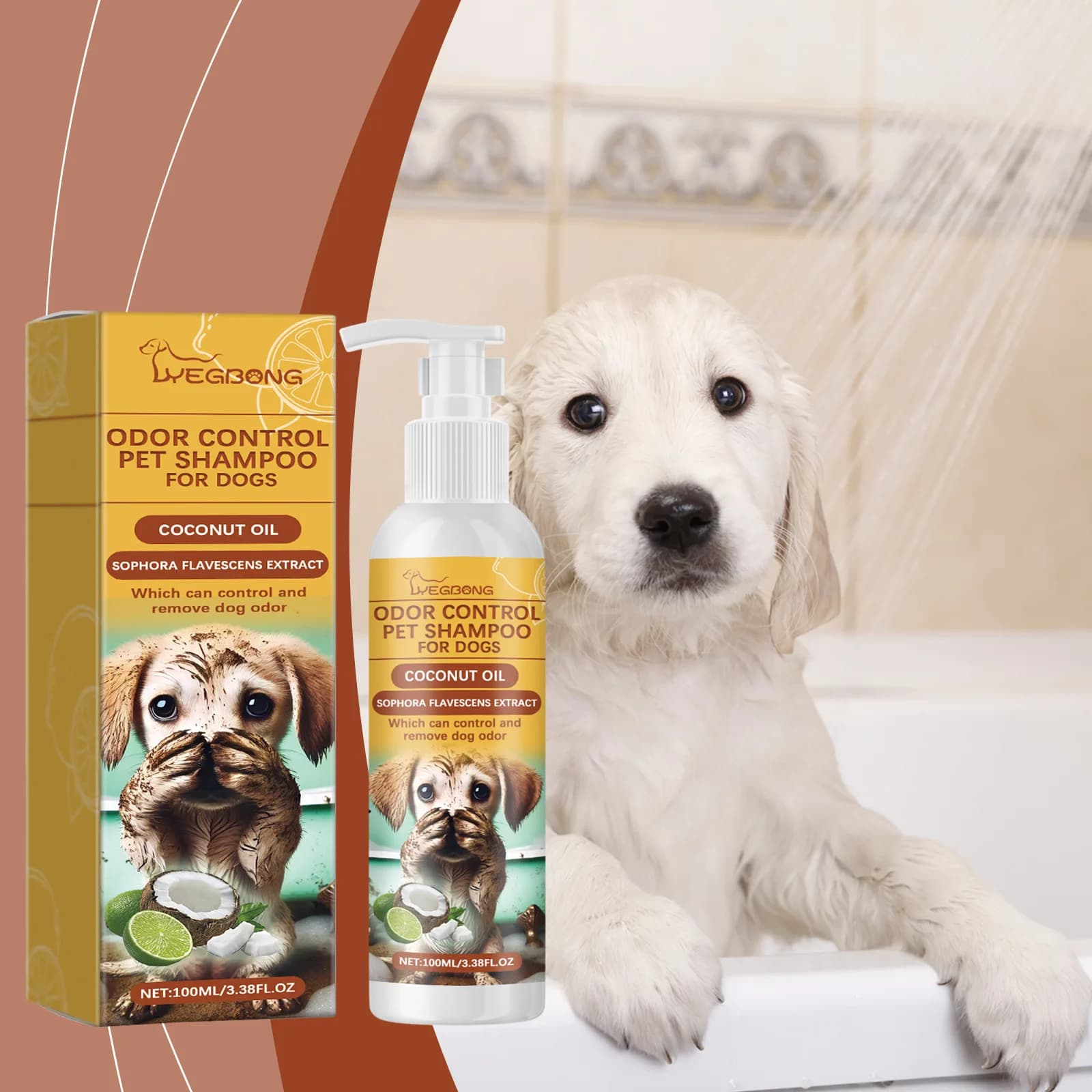 Mild Dog Shampoo Gentle Cleansing Moisturizing Smooth Hair Care Wash Special For Puppy Dogs Daily Pet Grooming Supplies