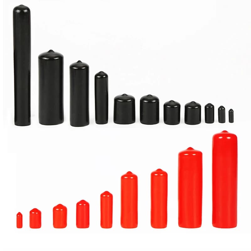 Rubber Tip End Caps Waterproof Silicone Cap Head Protective Gaskets for Screws Decorative Cover Tips Cap Cover Pipe Set
